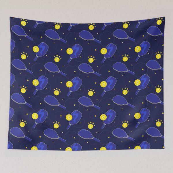 Item preview, Pickleball Paddles and Balls Pattern designed and sold by CreativeBridge.