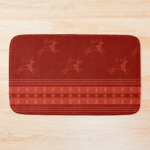 Item preview, Elk Running (Red) designed and sold by MelvinWarEagle.