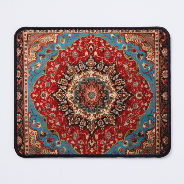 Item preview, Red Azure Oriental Persian Wonderful Carpet designed and sold by GrinGalore.