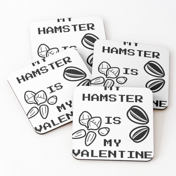 Item preview, MY HAMSTER IS MY VALENTINE  designed and sold by ‪Anas Talbi‬‏.