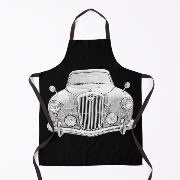 Item preview, Wolseley 4/44 1950s British classic car monochrome designed and sold by soitwouldseem.