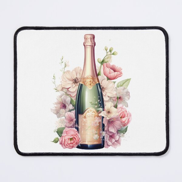 Item preview, Wine with aesthetic flowers designed and sold by ArtemisDesignss.