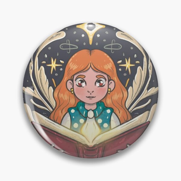 Item preview, Amante de los libros, chica pelirroja leyendo. designed and sold by WienMerch.