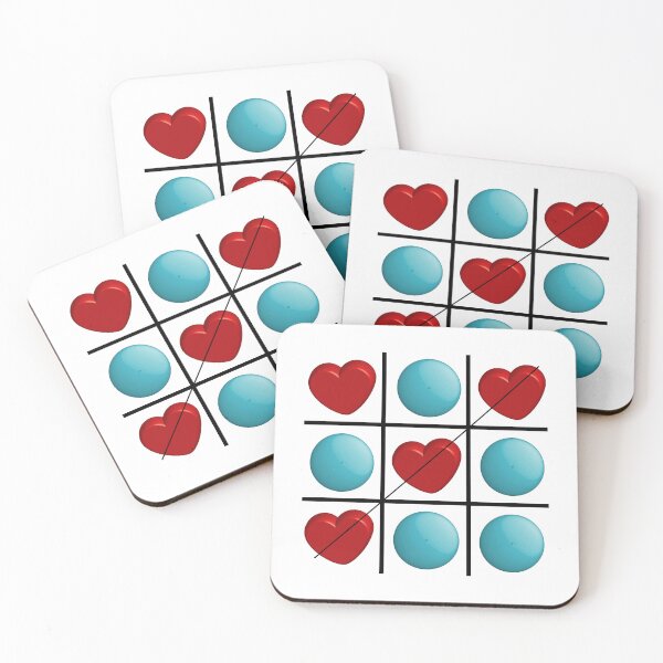 Aperçu de l'œuvre L'amour gagne - Tic Tac Toe créée et vendue par Ayesha Saleem.