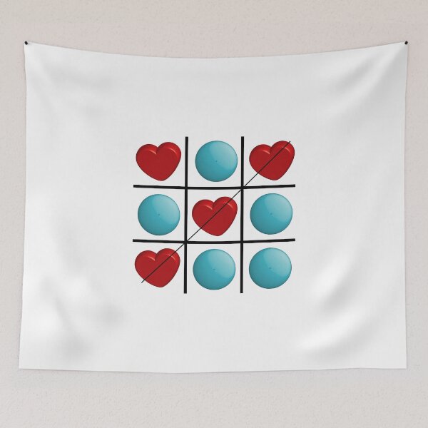 Item preview, Love Wins - Tic Tac Toe designed and sold by Ayesha Saleem.