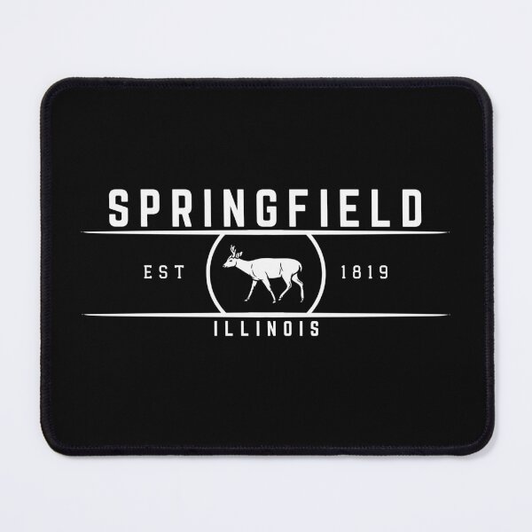 Artikelvorschau, Springfield Illinois Retro-Stil entworfen und verkauft von RetroPrintsUS.