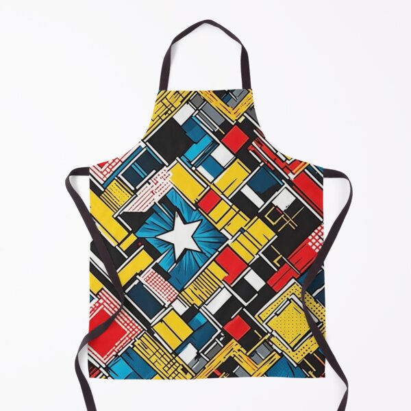 Item preview, Superhero Geometric Pop-Art Pattern designed and sold by Simplybe1.