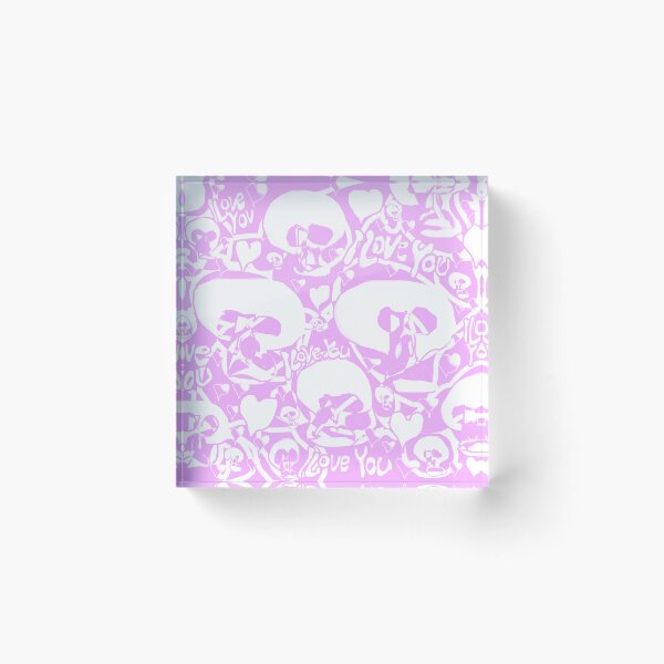 Item preview, I love You (Pink Purple) designed and sold by skullbal.