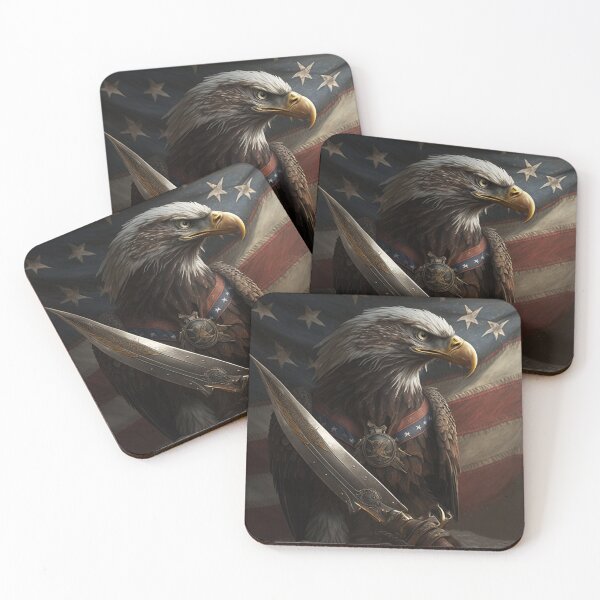 Item preview, Traditional American Flag and Eagle Art designed and sold by Jades-Corner.