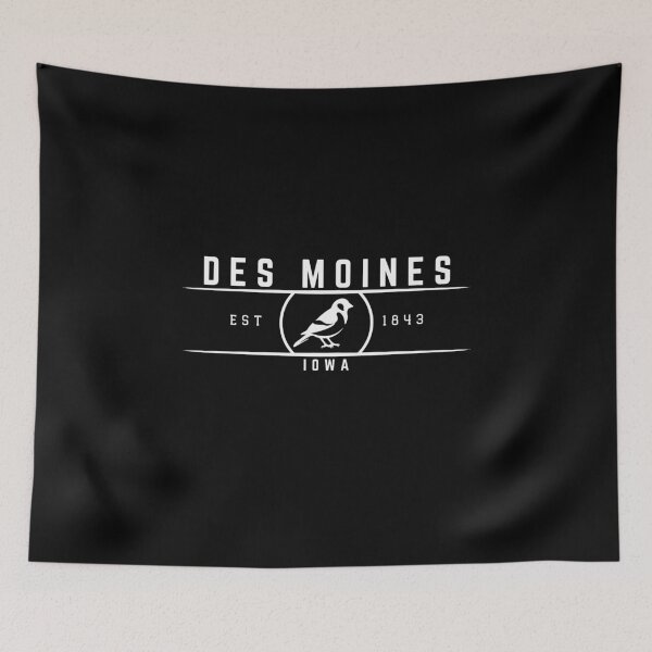 Item preview, Des Moines Iowa Retro Style designed and sold by RetroPrintsUS.