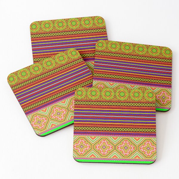 Item preview, Hmong skirt pattern full colors  designed and sold by Jassicaxyooj.