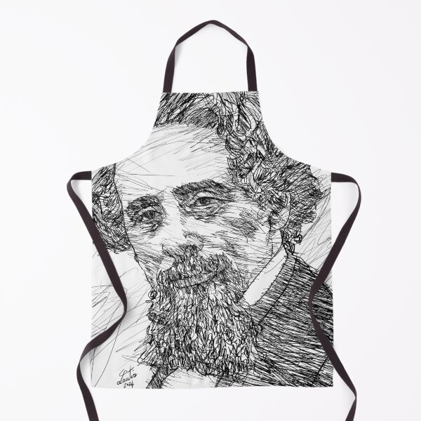 Item preview, CHARLES DICKENS - ink portrait .7 designed and sold by lautir.