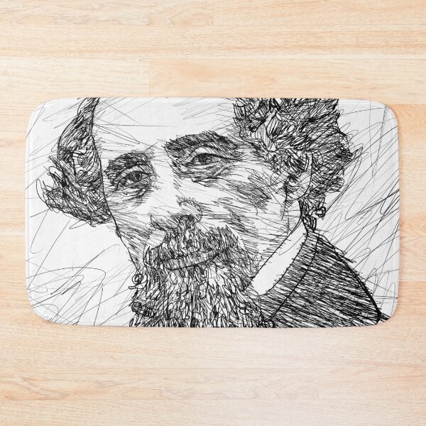 Item preview, CHARLES DICKENS - ink portrait .7 designed and sold by lautir.
