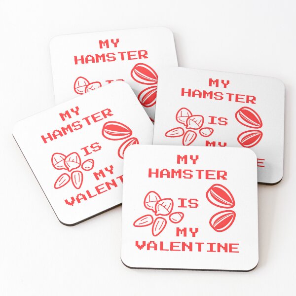Item preview, MY HAMSTER IS MY VALENTINE  designed and sold by ‪Anas Talbi‬‏.