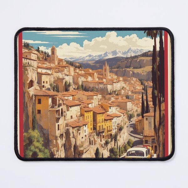 Item preview, Cuenca Spain Tourism Vintage Poster designed and sold by TravelersGems.