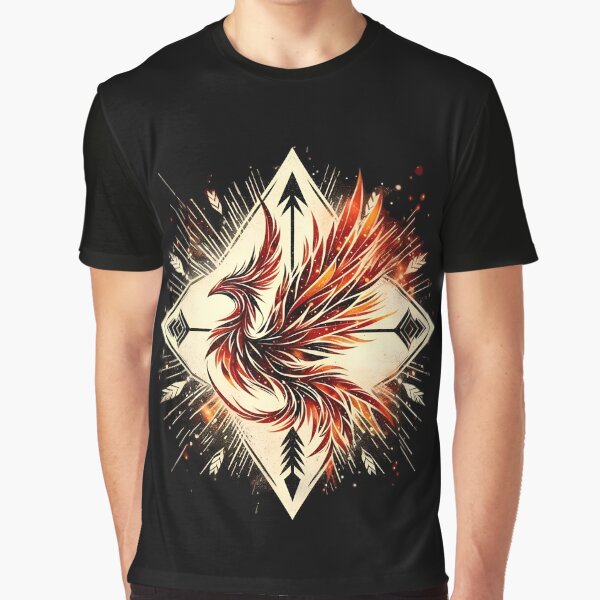 Aperçu de l'œuvre Fire Fenix, art généré par Ai créée et vendue par Anna Chidiac.