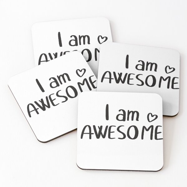 Item preview, I am awesome | Inspirational | Motivational l Self Love designed and sold by digitDaisy.