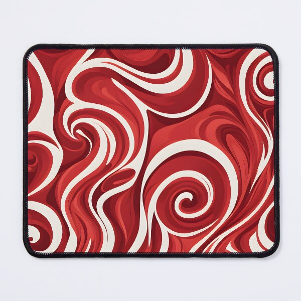 Item preview, Copy of Mid Century Modern Liquid Swirl,  Red  #1 designed and sold by Prints and Lifestyle.