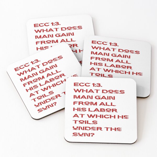 Item preview, Ecclesiastes 1:3 designed and sold by Gentle40Winks.