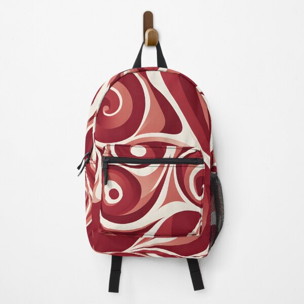 Item preview, Mid Century Modern Liquid Swirl,  Red  #2 designed and sold by Prints and Lifestyle.