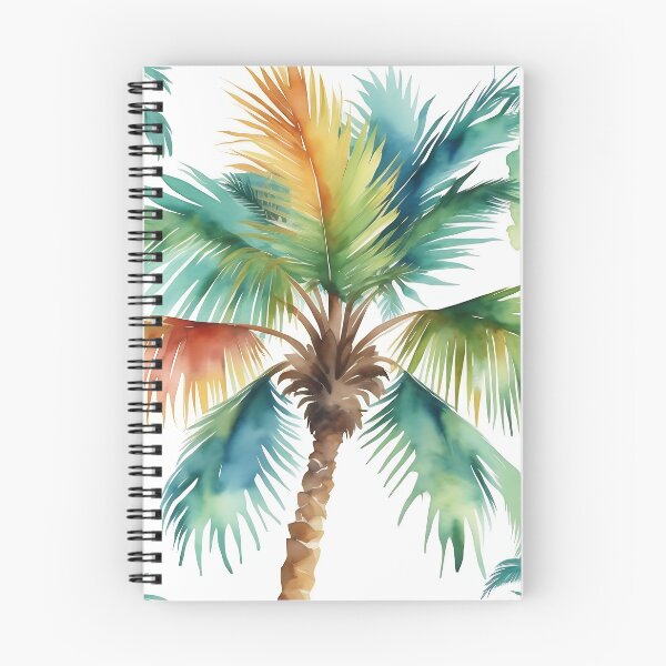 Item preview, Watercolor of a palm tree designed and sold by IAmagineFR.