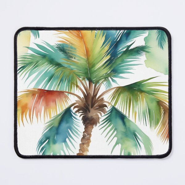 Item preview, Watercolor of a palm tree designed and sold by IAmagineFR.