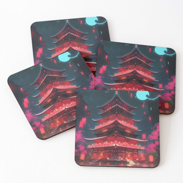 Item preview, Pagoda a la luz de la luna designed and sold by taoistviking.