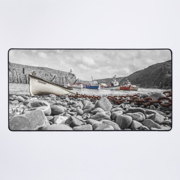 Item preview, Clovelly Boats, Devon, England, Selective Colour designed and sold by Paul Thompson Photography.
