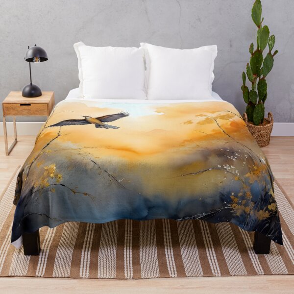 Item preview, Golden Hush of Dawn: A Flight into Morning's Embrace designed and sold by puravidavisions.