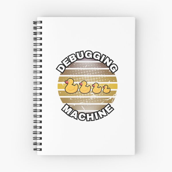 Item preview, Debugging Machine - rubber duck debugging with a well-listening little yellow ducks. designed and sold by Kubala.