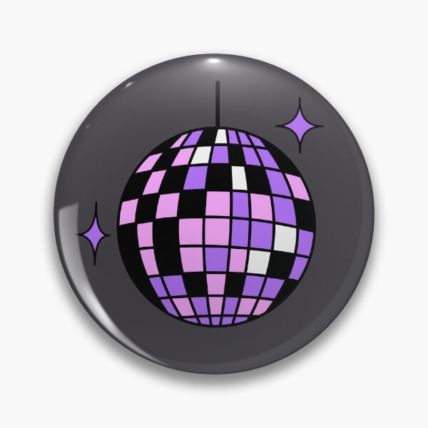 Item preview, Retro disco ball purple designed and sold by wonderxwander.