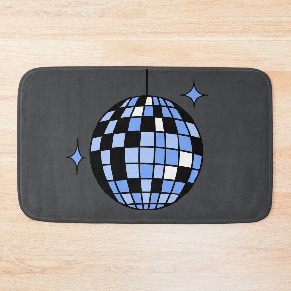 Item preview, Retro disco ball blue designed and sold by wonderxwander.