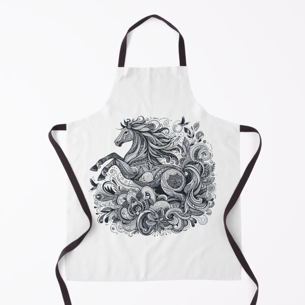 Item preview, Complex pattern containing horse, birds, flowers, leaves designed and sold by ISIKPK.