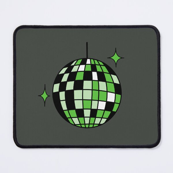 Item preview, Retro disco ball green designed and sold by wonderxwander.