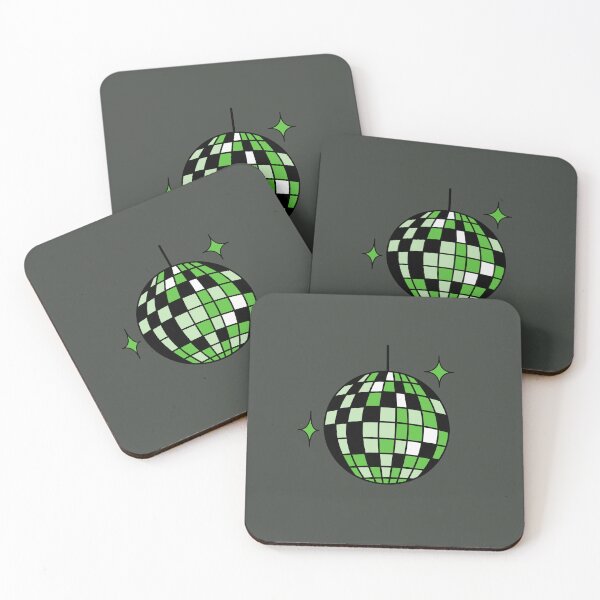 Item preview, Retro disco ball green designed and sold by wonderxwander.