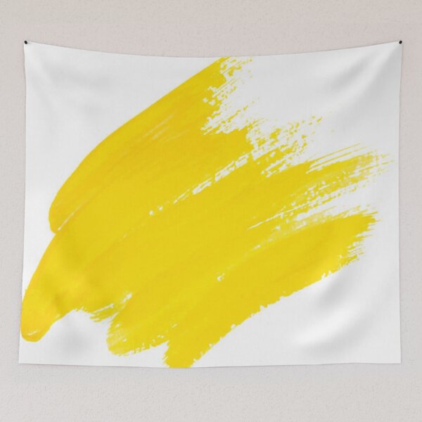 Item preview, Yellow watercolor texture paint stain shining brush stroke designed and sold by MTShoppingLine.