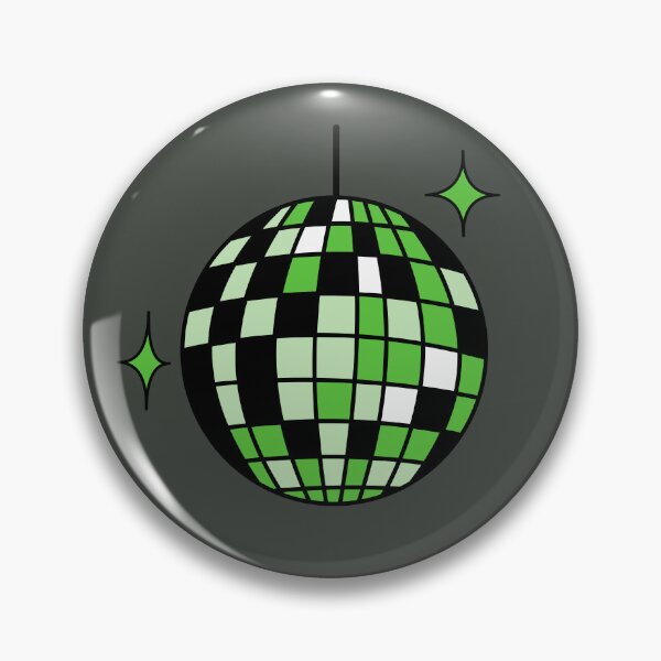 Item preview, Retro disco ball green designed and sold by wonderxwander.