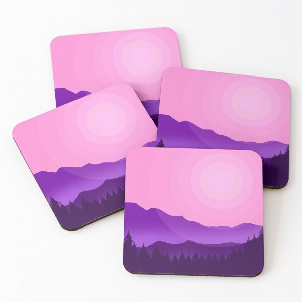 Item preview, Sunset in The Mountain designed and sold by Potattoo.