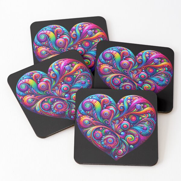 Item preview, Psychedelic Heart designed and sold by FrostyFrisby.