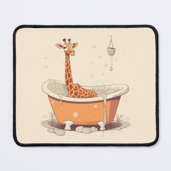 Item preview, Giraffe in the Bathtub designed and sold by Amir Faysal.
