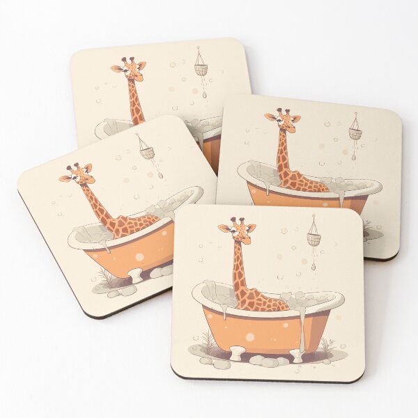 Item preview, Giraffe in the Bathtub designed and sold by Amir Faysal.