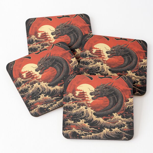 Item preview, Kanagawa Nights Black Ramen Dragon Chronicles designed and sold by SAMIESS.