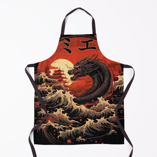 Aperçu de l'œuvre Chroniques du dragon noir ramen des nuits de Kanagawa créée et vendue par SAMIESS.