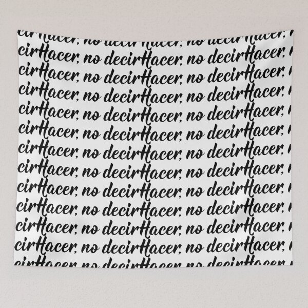 Item preview, Hacer, no decir. No lo digas - en español. designed and sold by pidzam4e.