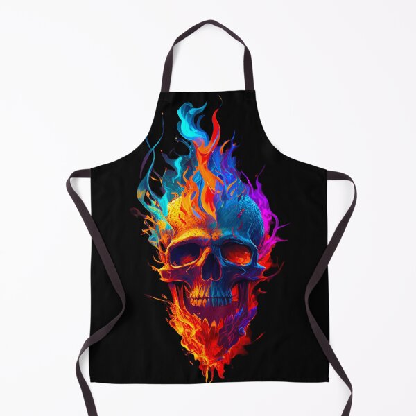 Item preview, Inferno Cranium - Vivid Blaze of Skull Artistry designed and sold by ColorsOfCulture.