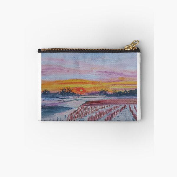 Artikelvorschau, Sonnenuntergang in der Provence im Winter entworfen und verkauft von clayreparisshop.