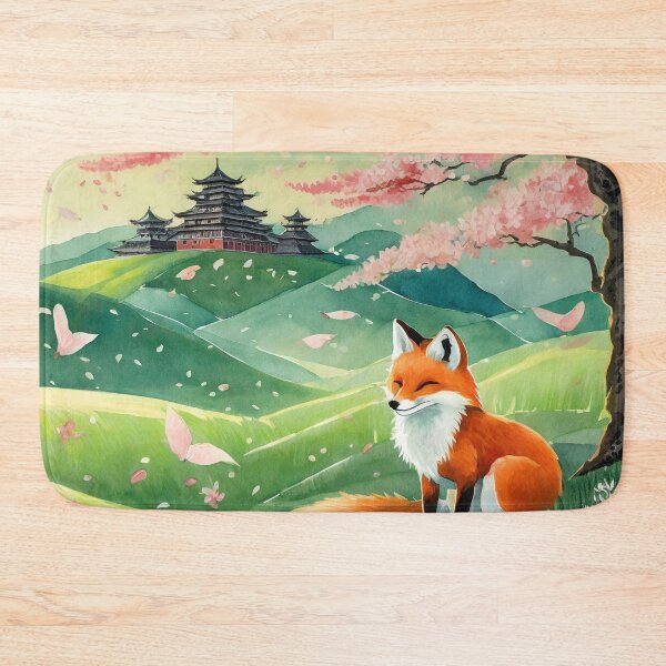 Item preview, Fox in the rose rain designed and sold by TBMdesigns.