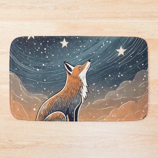 Item preview, Fox under stars designed and sold by TBMdesigns.