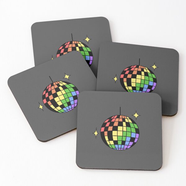 Item preview, Retro disco ball rainbow designed and sold by wonderxwander.