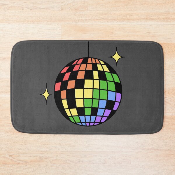 Item preview, Retro disco ball rainbow designed and sold by wonderxwander.